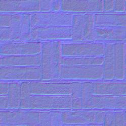 Seamless Textures of Bricks + Normal & Bump Mapping